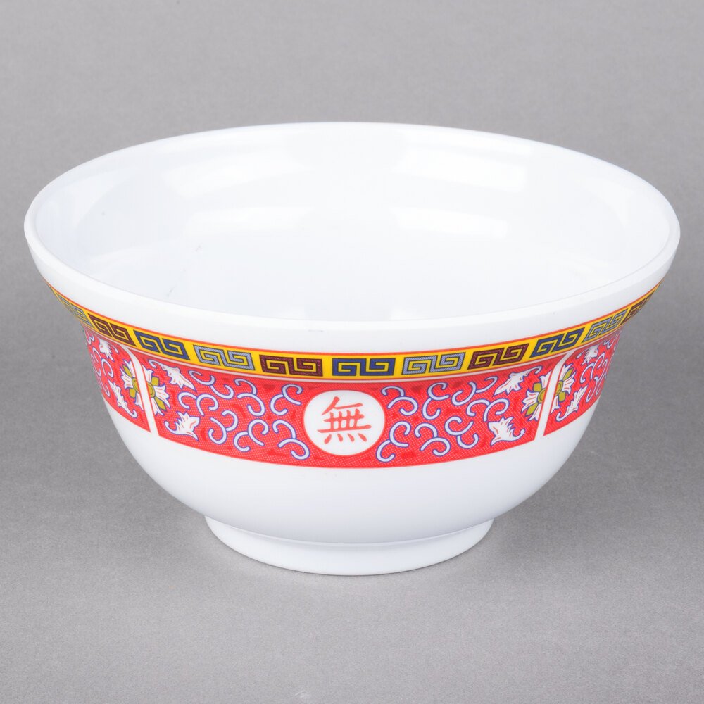 Thunder Group 3201TR Longevity 20 oz. Round Melamine Noodle Bowl 12/Case