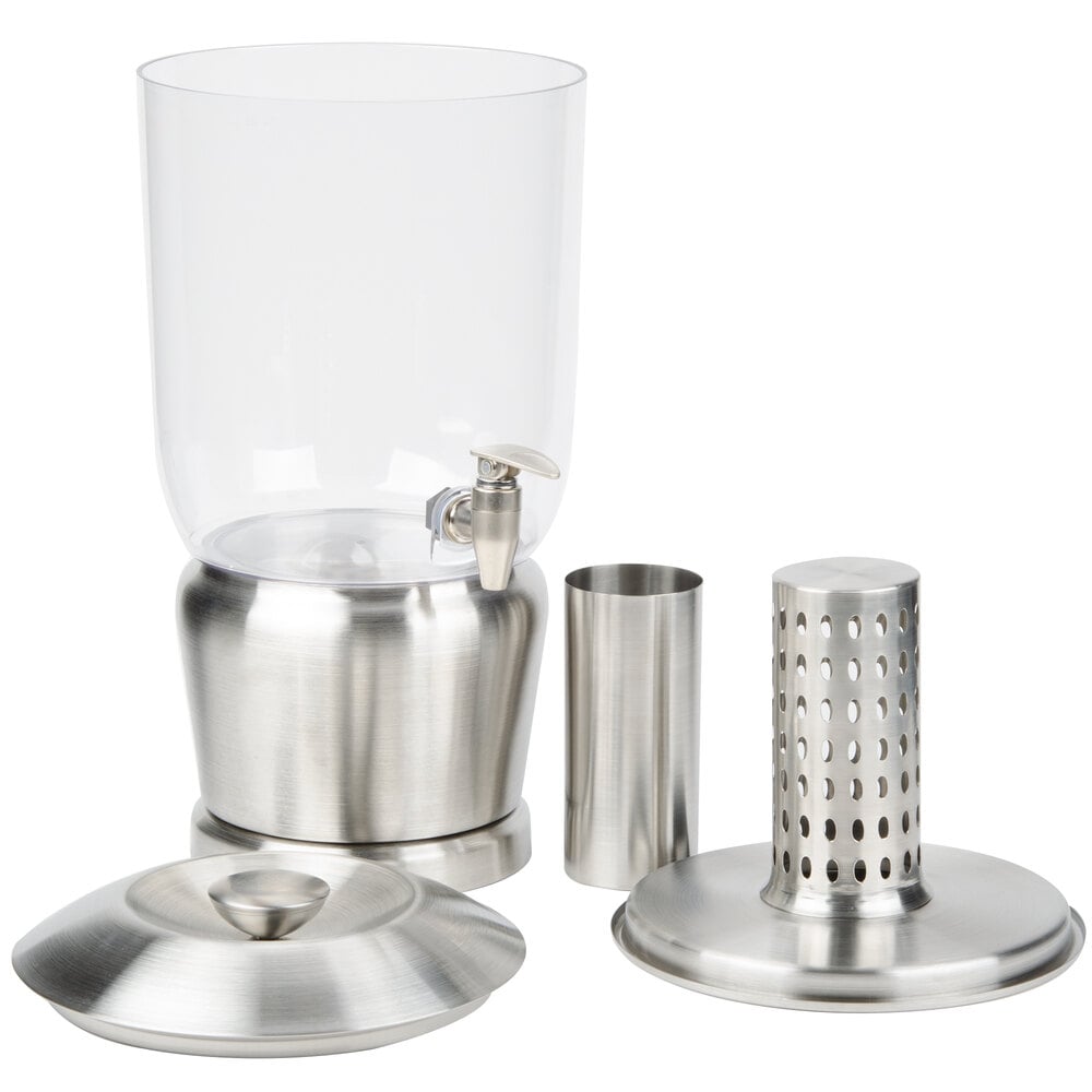 Tablecraft 85 5 Gallon Stainless Steel / Tritan™ Beverage