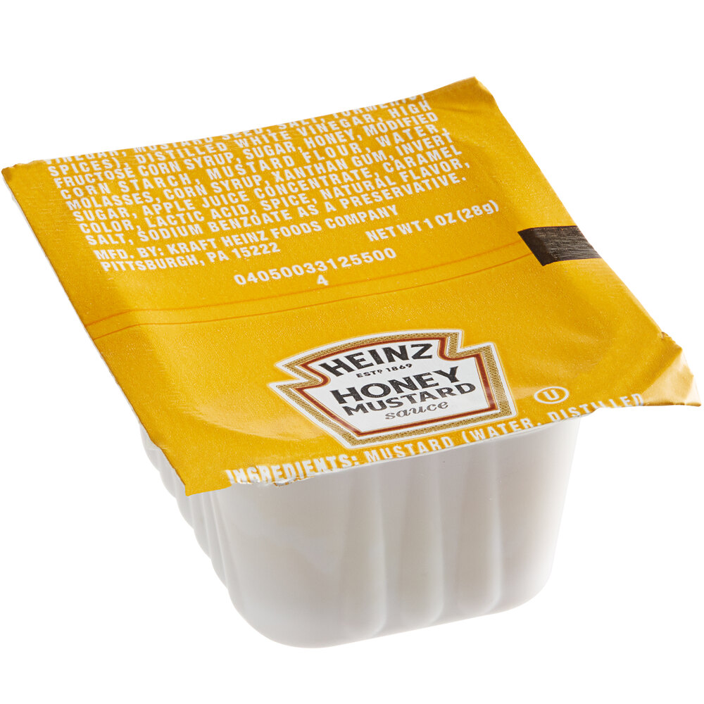Heinz 1 oz. Honey Mustard Portion Cups 100/Case