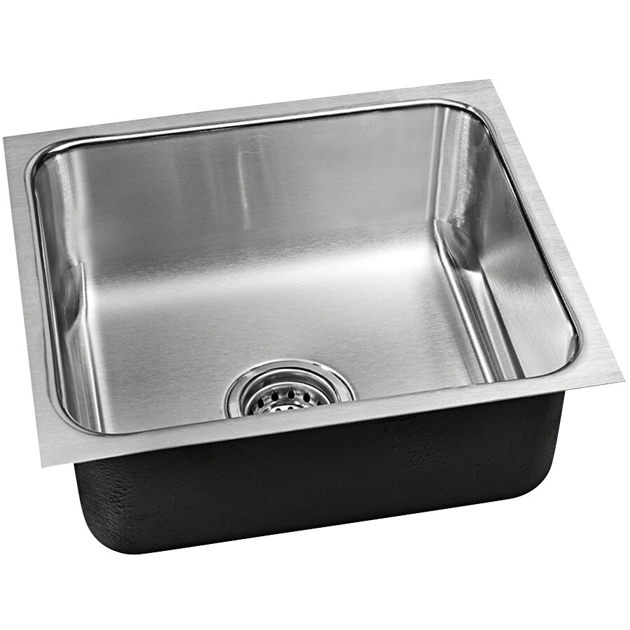 Just Manufacturing USX1620A 1 Compartment Stainless Steel Undermount
