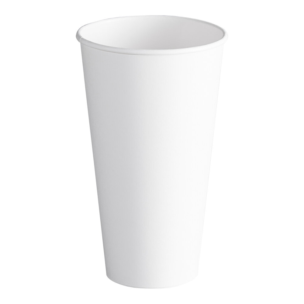 Dart ThermoGuard 20 oz. Double Wall Insulated White Paper Hot Cup