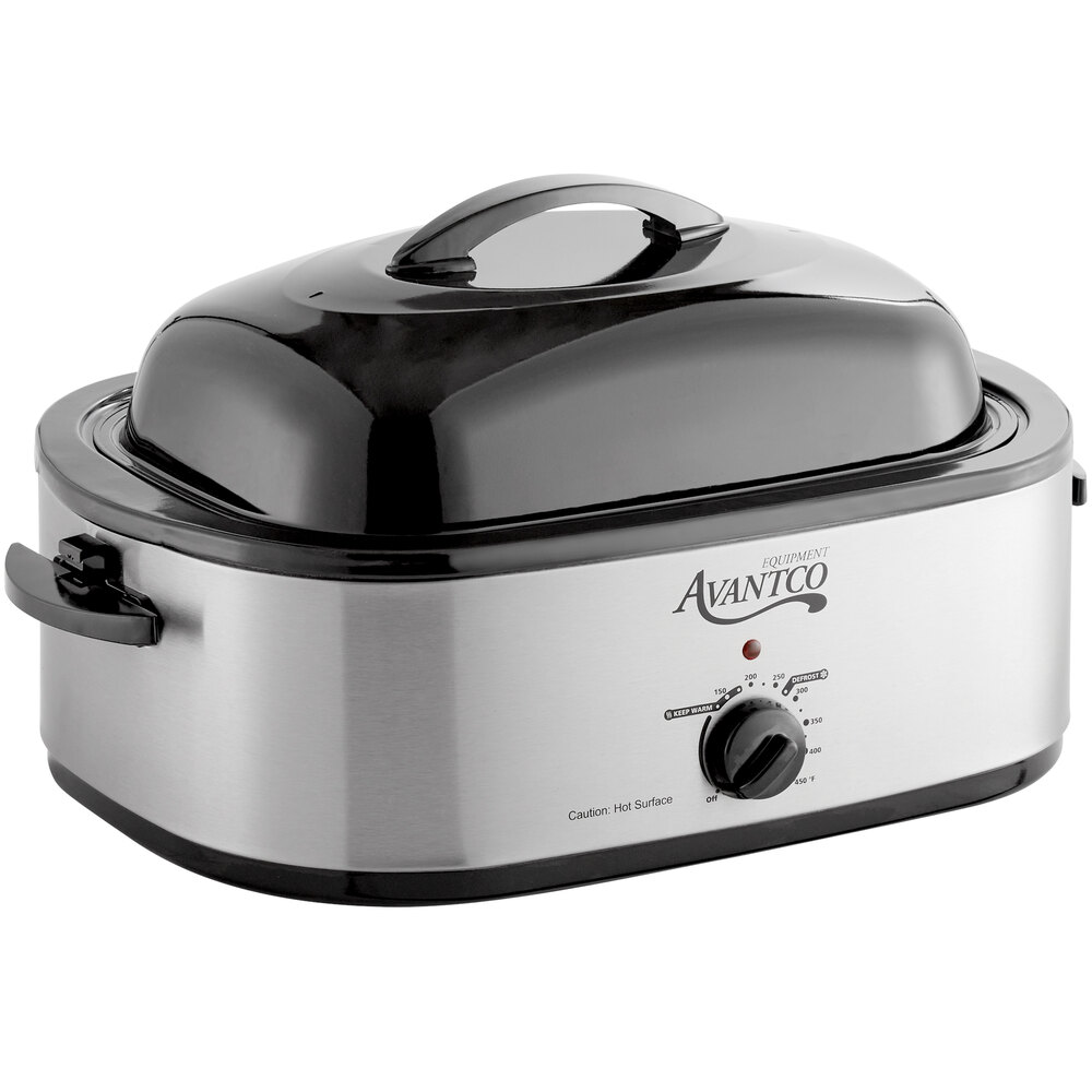 Avantco ACR18SS 18 Qt. Countertop Roaster Oven / Warmer 120V, 1450W