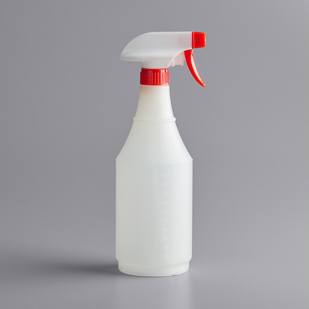 Continental 24 oz. Plastic Spray Bottle with 8" Adjustable Trigger