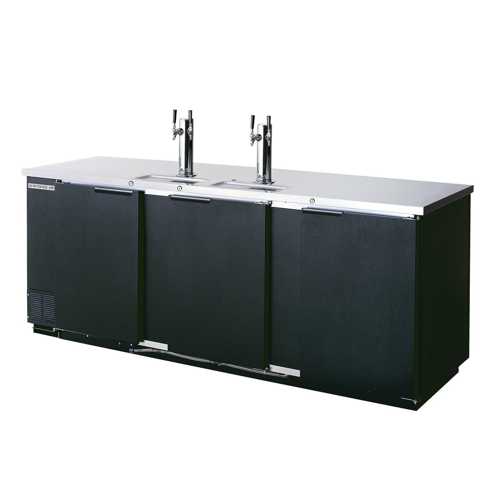 BeverageAir DD94HC1BALT069 (2) Triple Tap Kegerator Beer Dispenser