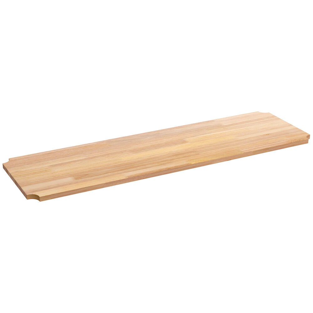 Regency Hardwood Cutting Board Insert for Wire Shelving - 18 inch x 60 inch x 1 inch