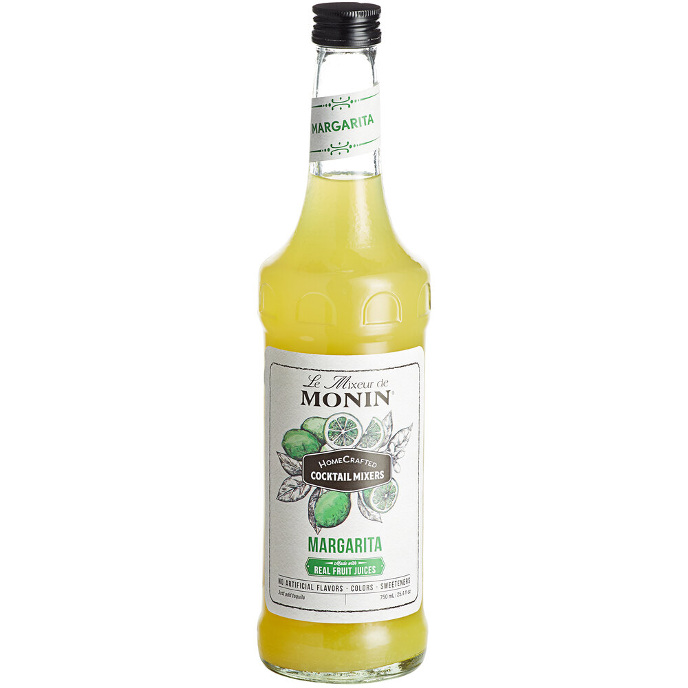 Monin 750 mL HomeCrafted Margarita Cocktail Mix