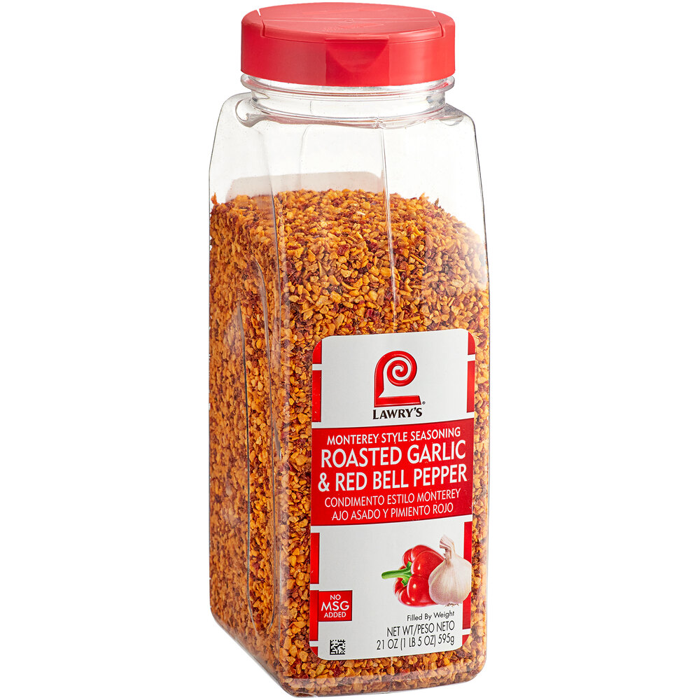 Lawry's 21 oz. Roasted Garlic and Red Bell Pepper Monterey-Style Seasoning