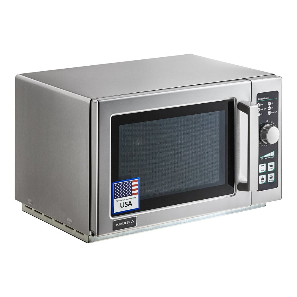 Amana RCS10DSE Stainless Steel Commercial Microwave