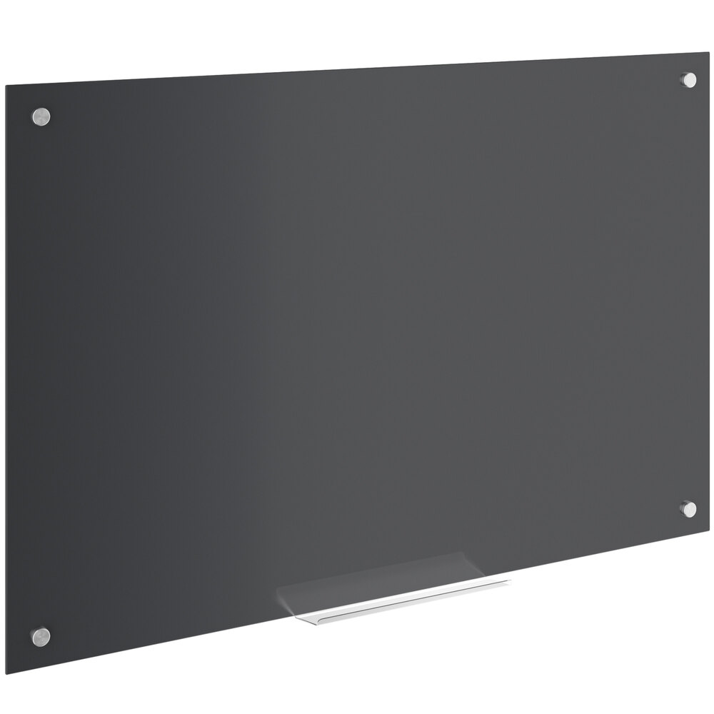 Dynamic By 360 Office Furniture 24 X 36 Frameless Wall Mount Black Dynamic By 360 Office Furniture 24 X 36 Frameless Wall Mount Black