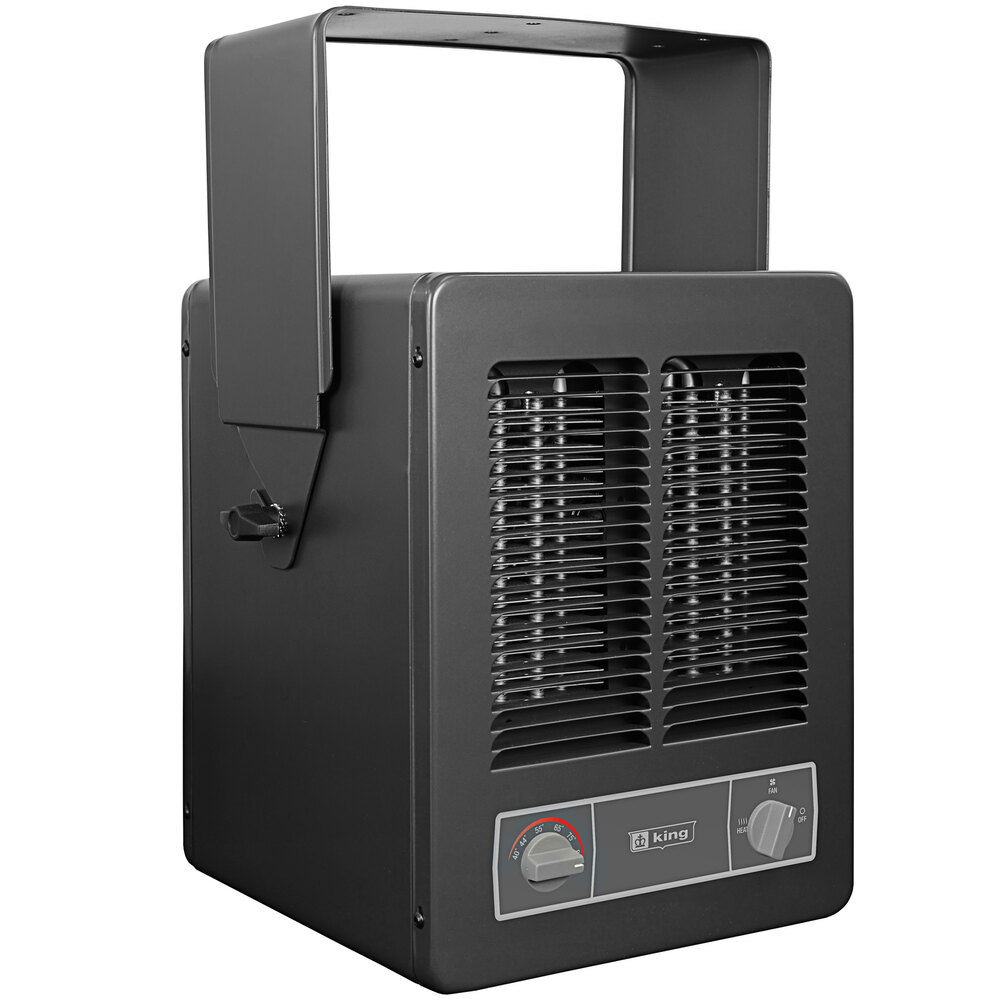 King Electric KBP2704 Compact Unit Heater with Mounting Bracket - 277V, 1  Phase, 4000W