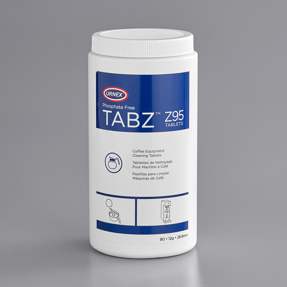 Urnex 13Z95UX09004 Tabz Z95 90 ct. 12g Coffee Equipment Cleaning Tablets
