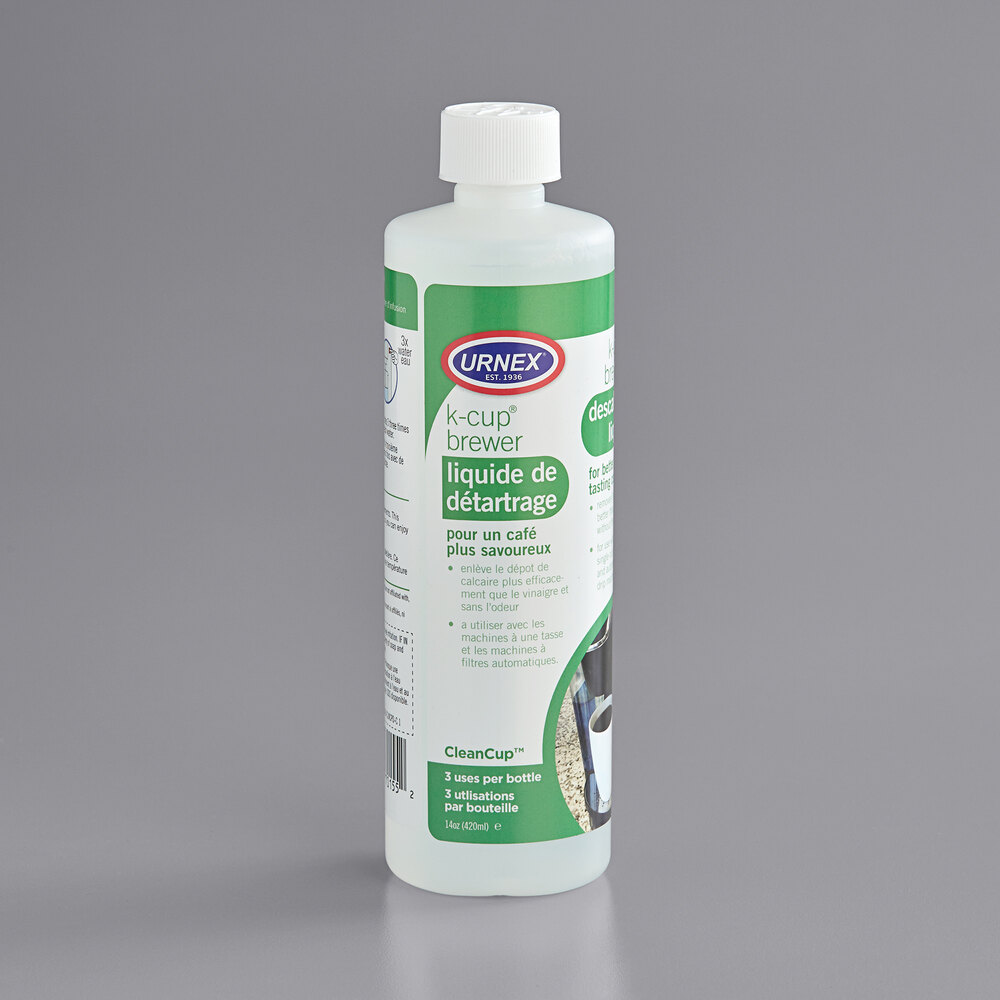 Urnex 14CLNCPD1412 14 oz. KCup® Brewer Cleaner / Descaling Liquid