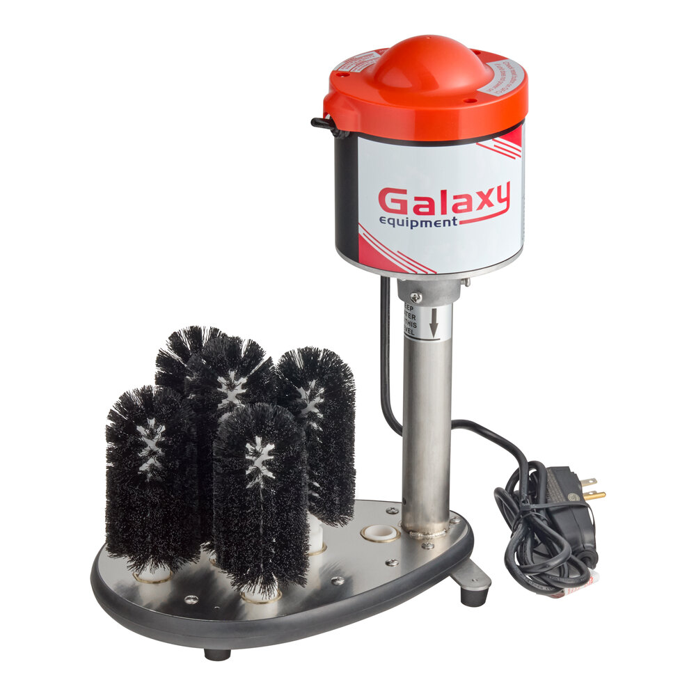 サムサン・サロン Galaxy Upright Five Brush Electric Glass Washer - 120V