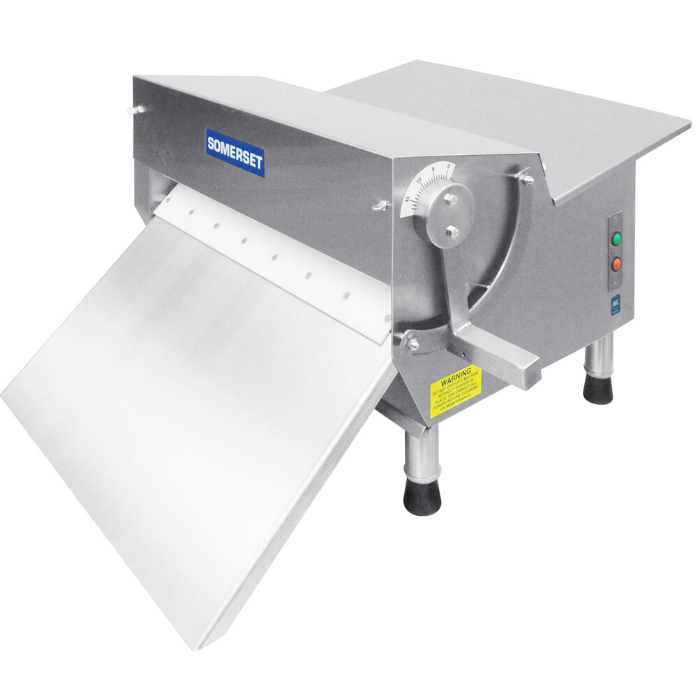 Somerset CDR300F 15" Countertop One Stage Dough Sheeter with Fondant