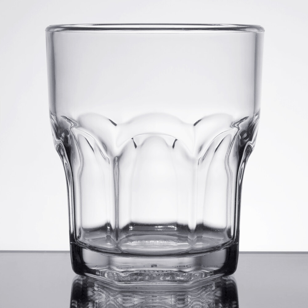 Carlisle 580807 Louis 8 oz. Clear Plastic Rocks Glass 24/Case
