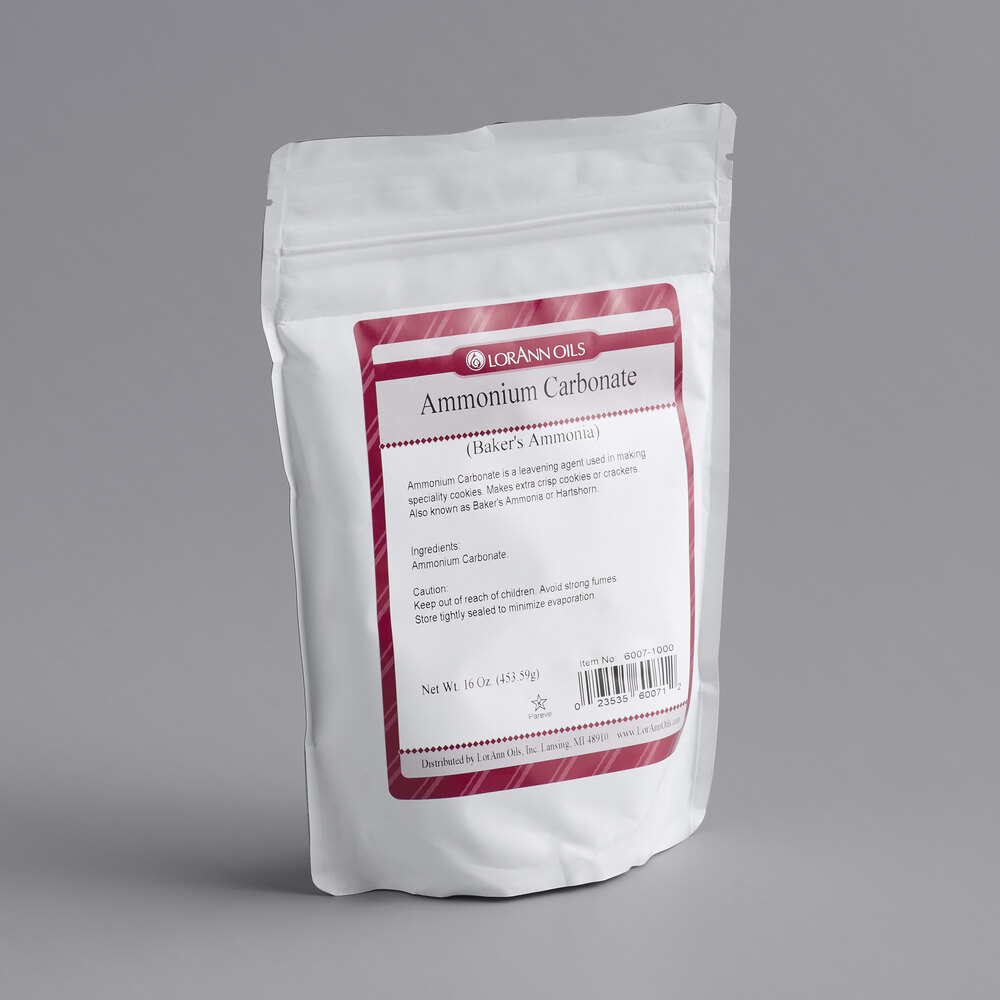 LorAnn Oils 16 oz. Baker's Ammonia (Ammonium Carbonate)
