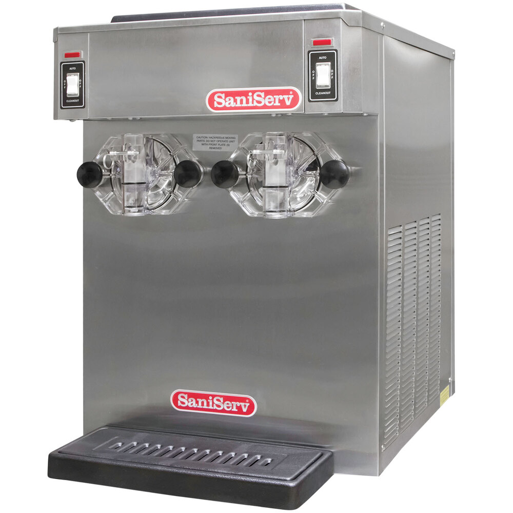 SaniServ 798 Twin Flavor 28 Qt. Air Cooled Frozen Cocktail Machine with