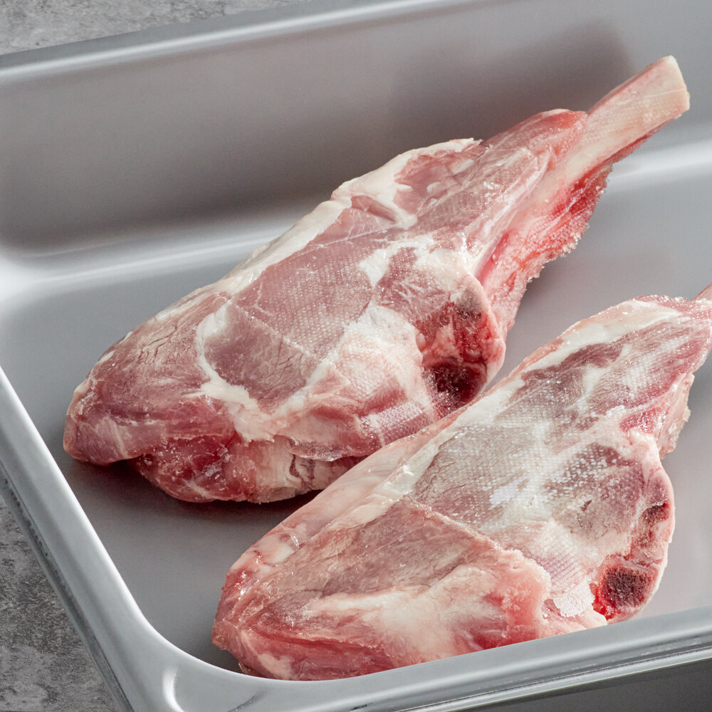 Strauss 12 oz. Frenched Veal Rack Chop 14/Case