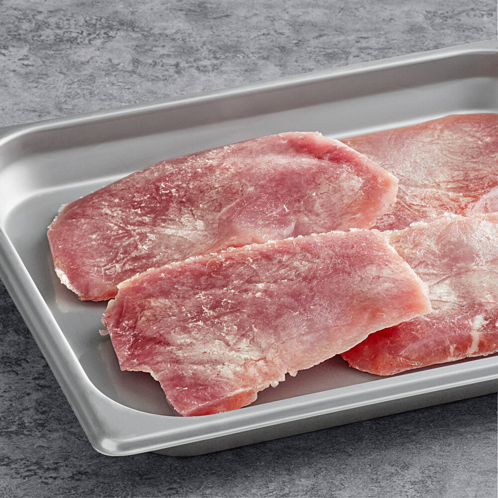 Strauss 4 oz. Sliced Veal Leg 40/Case