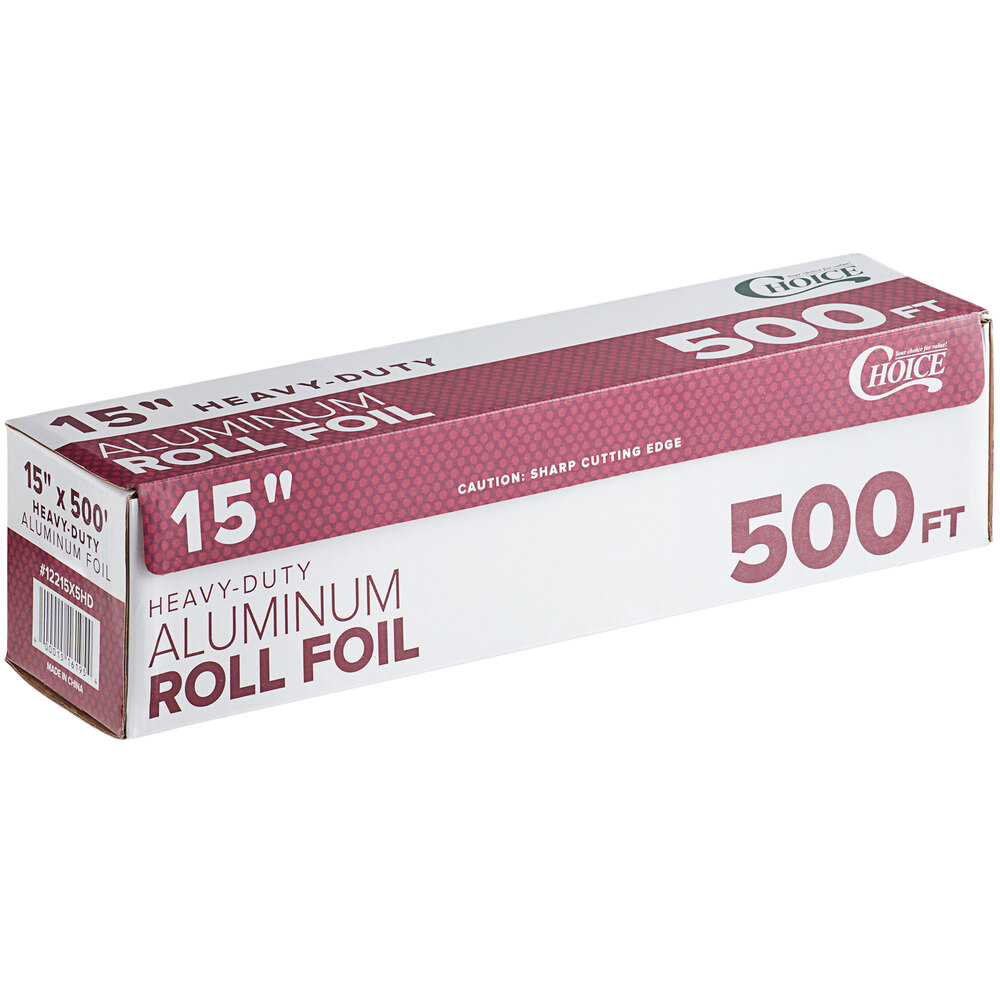 Choice 18 x 500' Food Service Extra Heavy-Duty Aluminum Foil Roll