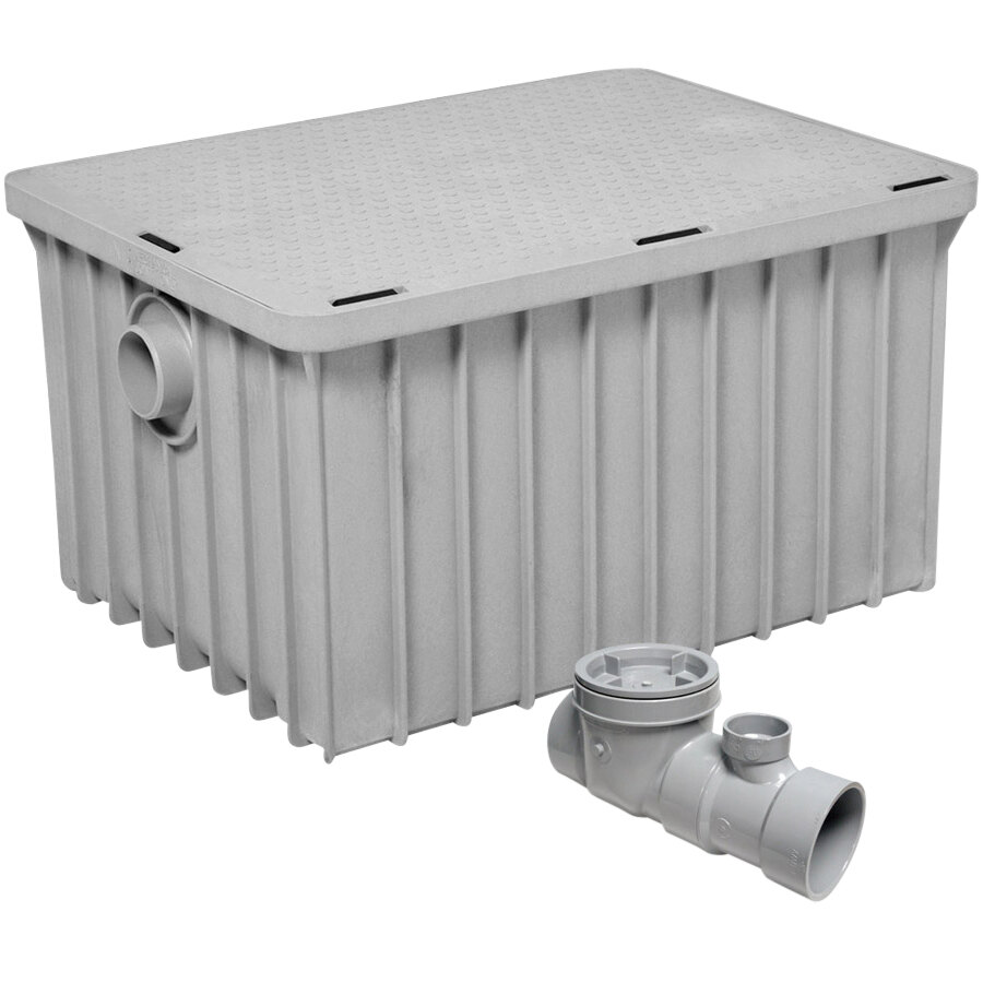 泥炭パック✖️4 Endura 3935A04 70 lb. 35 GPM Grease Trap with 4