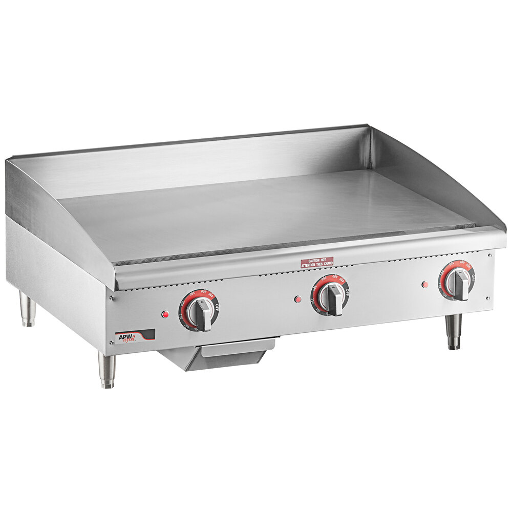 APW Wyott EG36S 36" Electric Countertop Griddle 208/240V