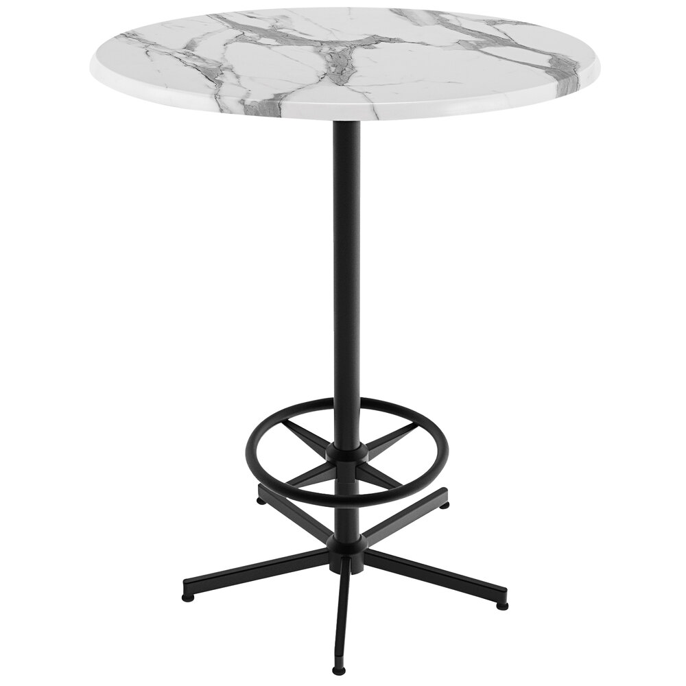 Surf Table Bar Height Saddle Stool- White main image 0