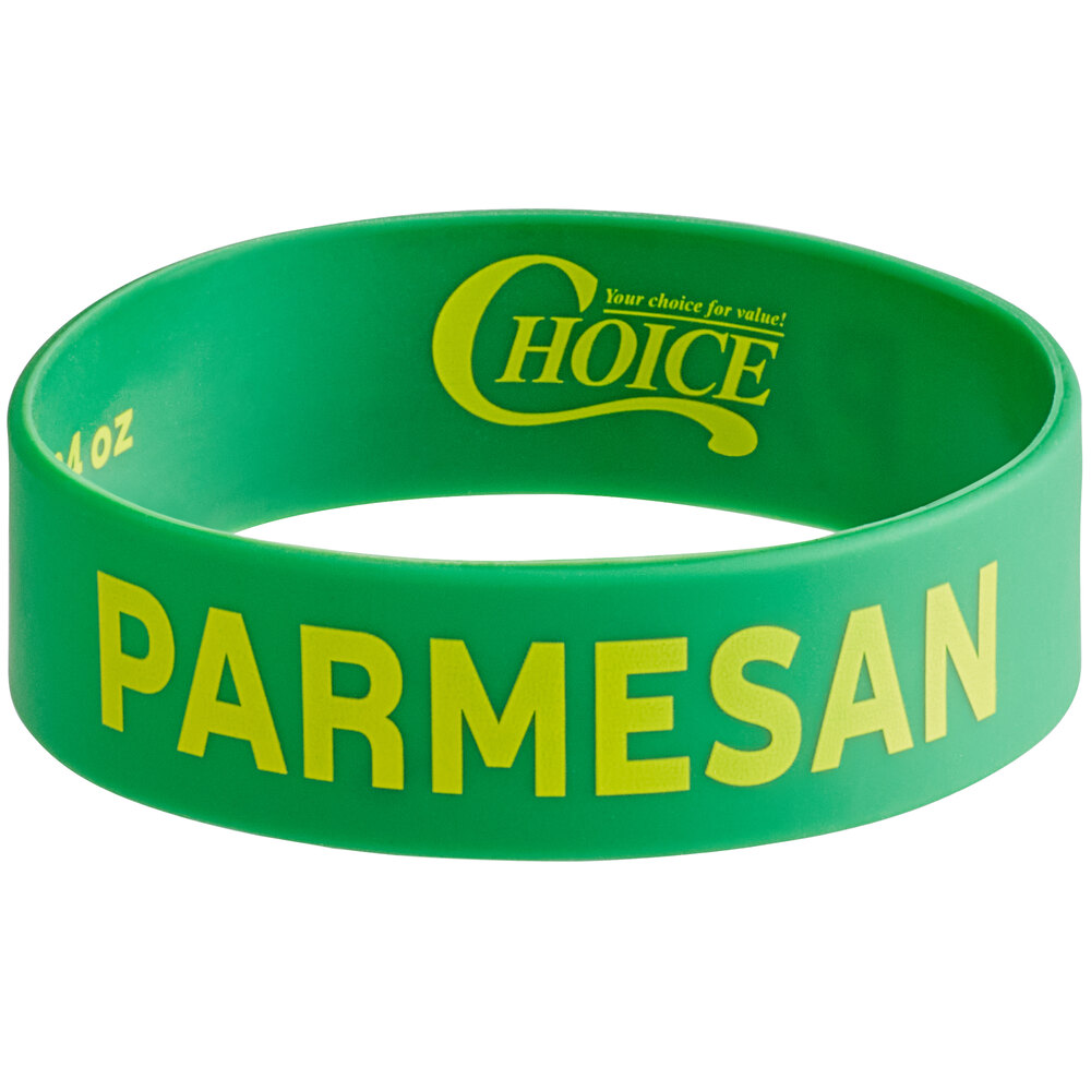 Choice "Parmesan" Silicone Squeeze Bottle Label Band for 16, 20, and 24