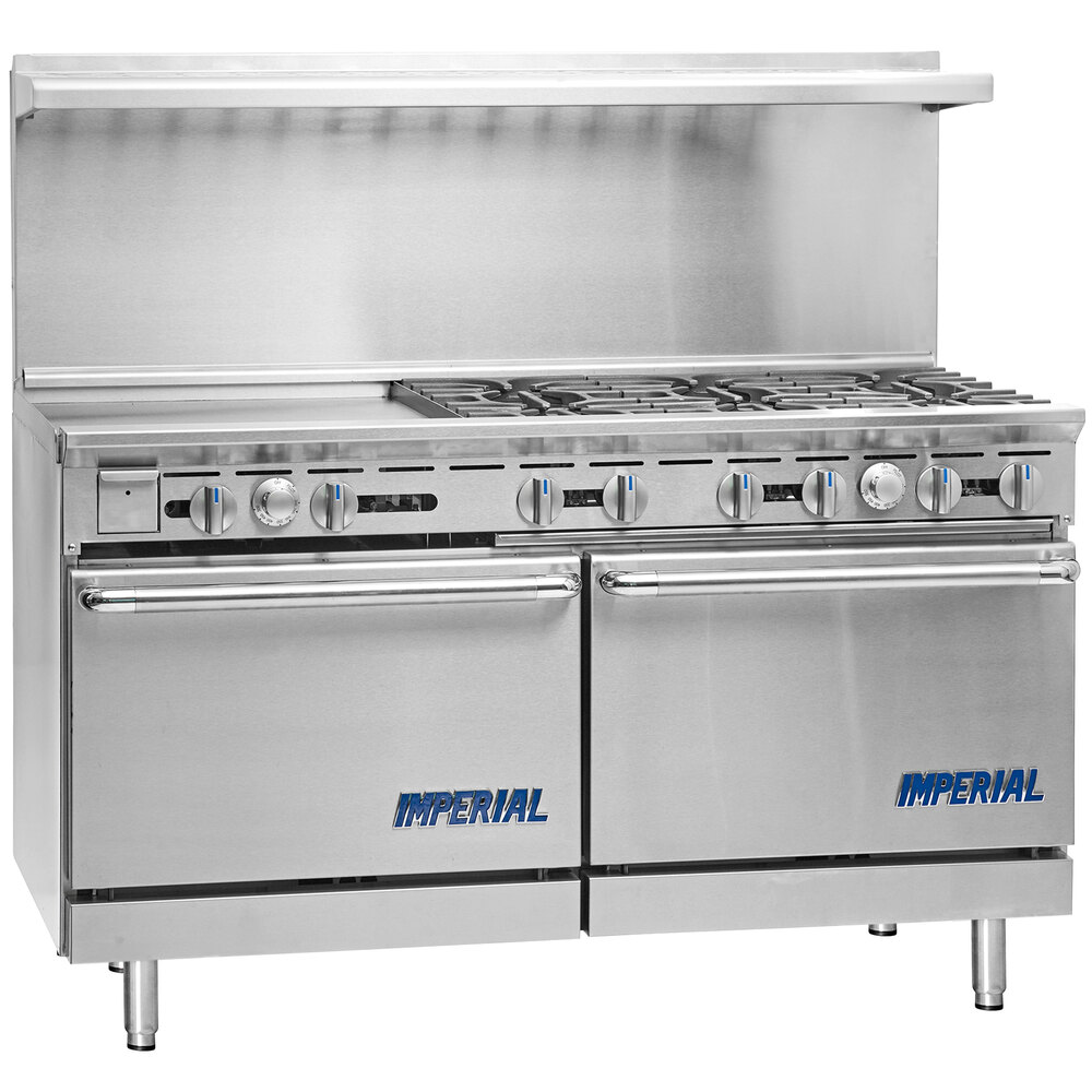 Imperial Range Pro Series IR6G24NG 60" Natural Gas 6 Burner Range