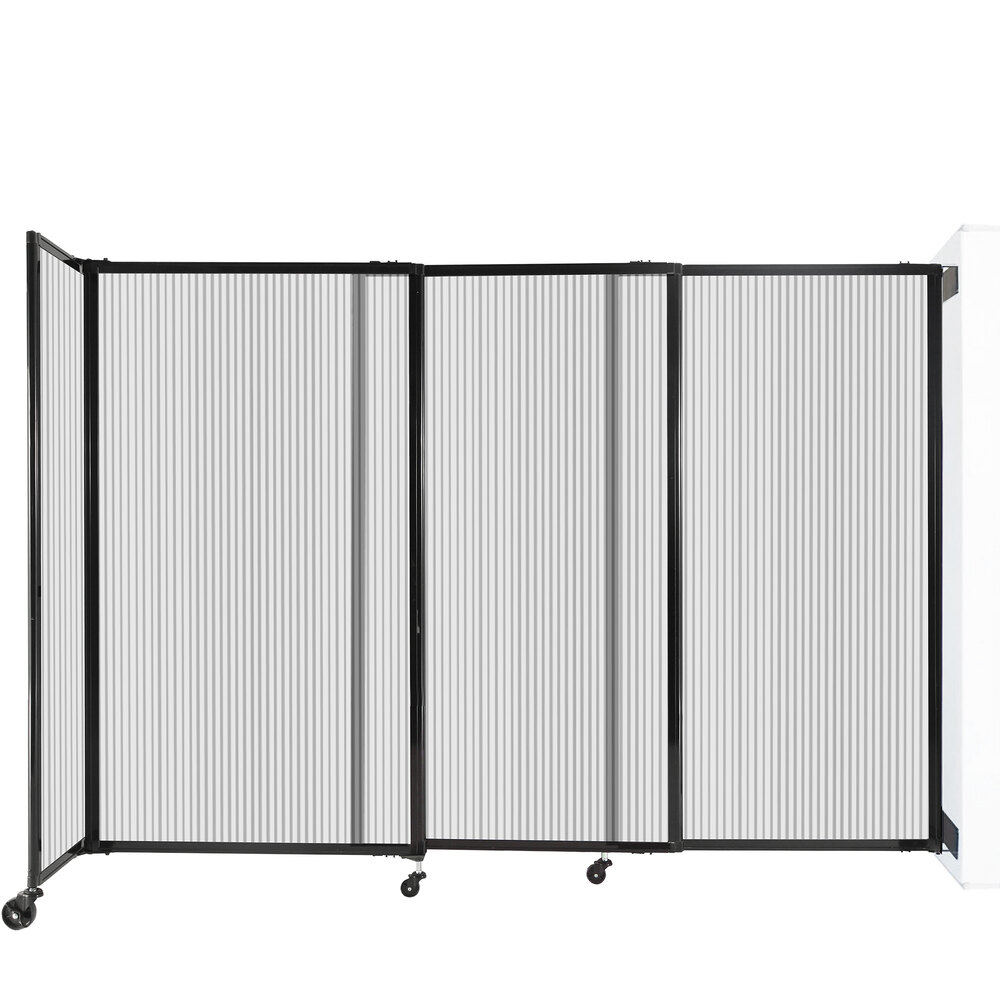 Versare 7560303 Clear Poly StraightWall WallMounted Sliding Room