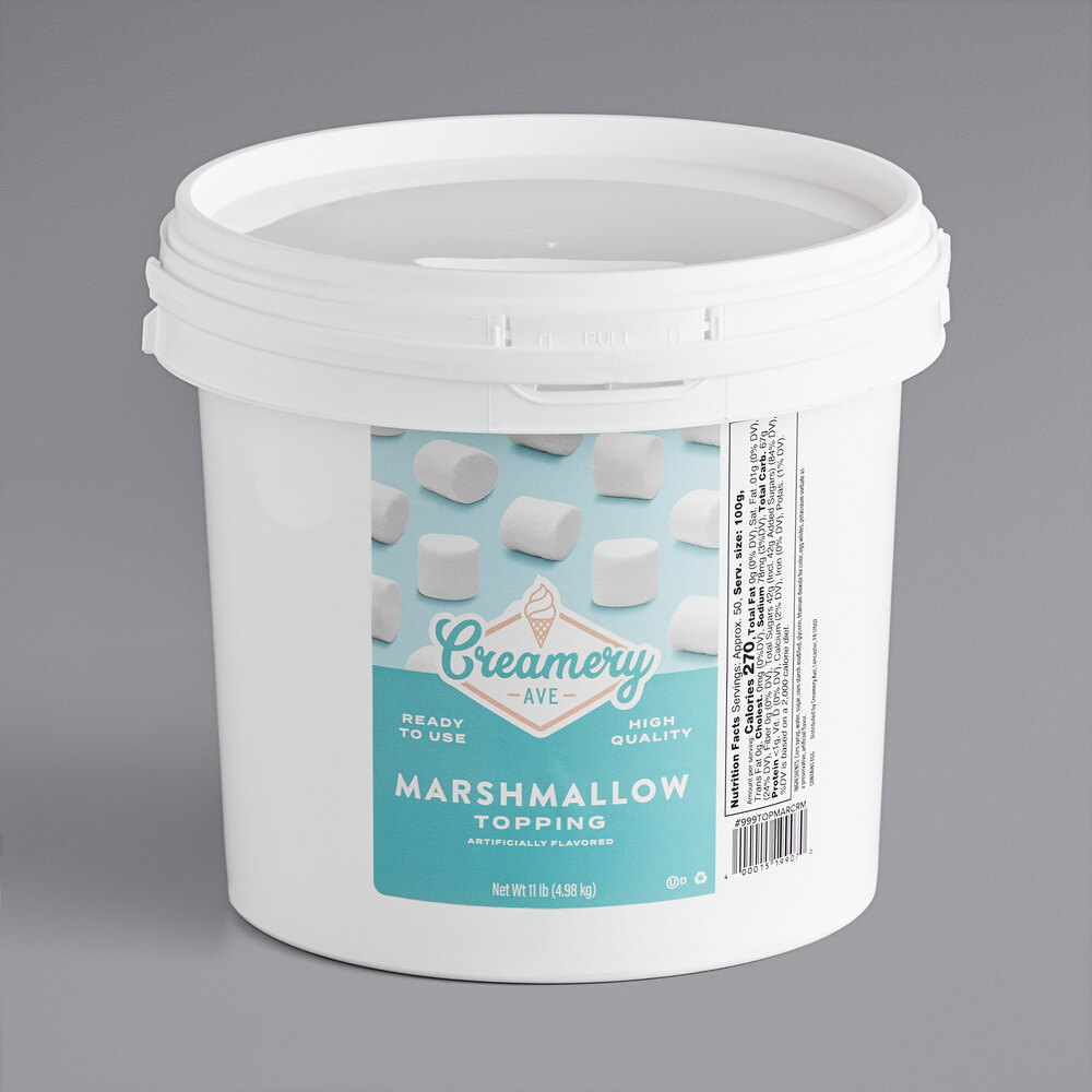 Creamery Ave. ReadytoUse Marshmallow Dessert / Sundae Topping 11 lb.