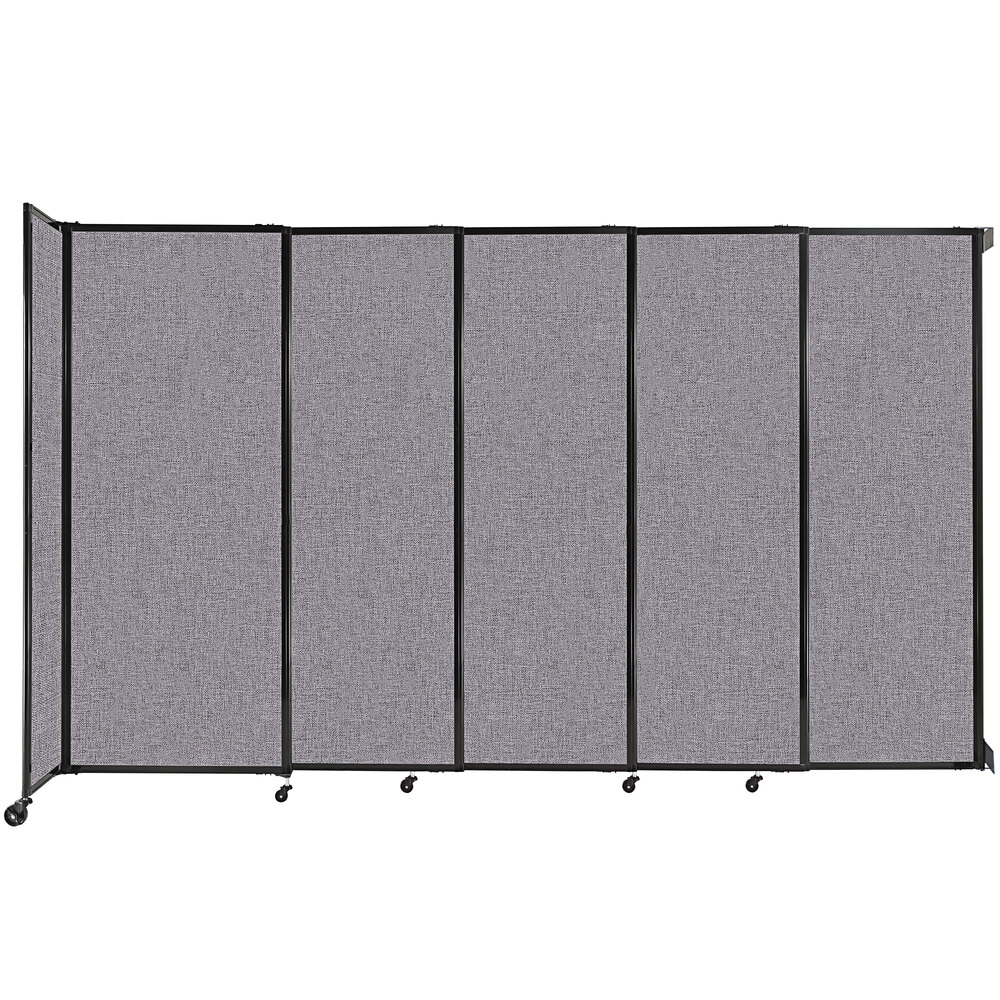 Versare 7482508 Cloud Gray StraightWall WallMounted Sliding Room