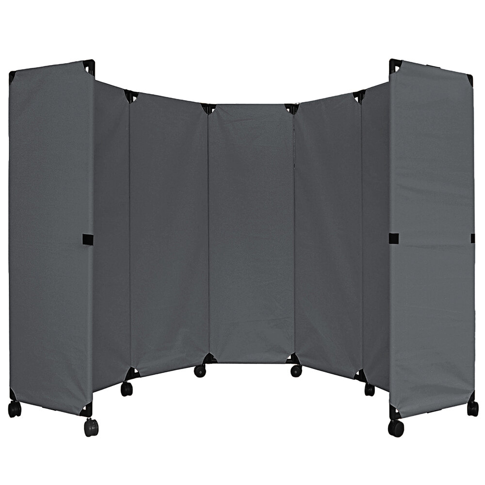 Versare 1708005 Pewter Gray MP10 Economical Folding Portable Partition 10' x 6'