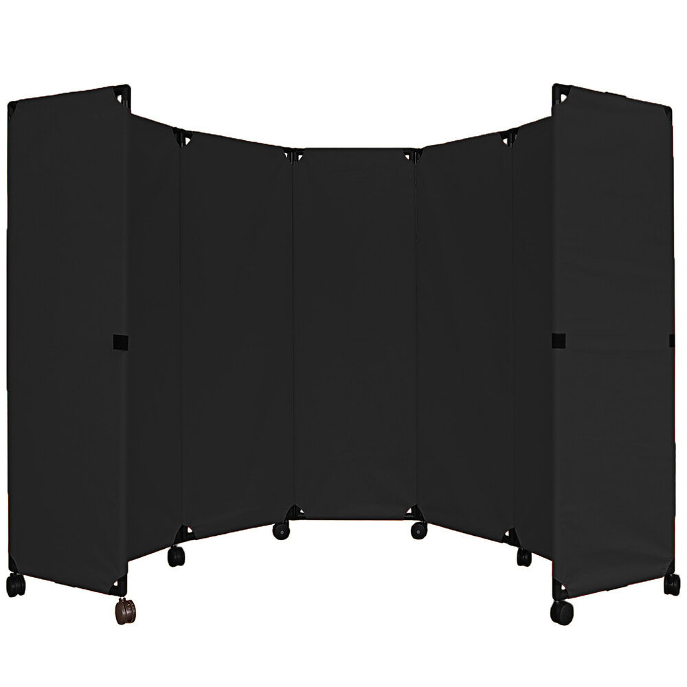 Versare 1708002 Black MP10 Economical Folding Portable Partition 10' x 6'