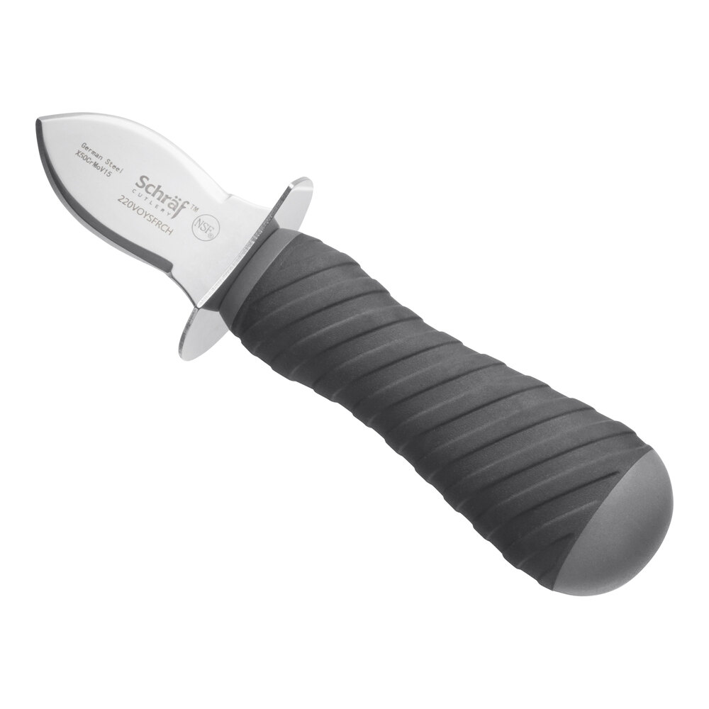 Schraf 2" Frenchman Style Oyster Knife with Guard and TPRgrip Handle