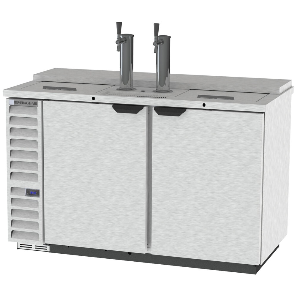 BeverageAir DD58HC1CSALTWINE 2 Single Tap Club Top Kegerator Wine