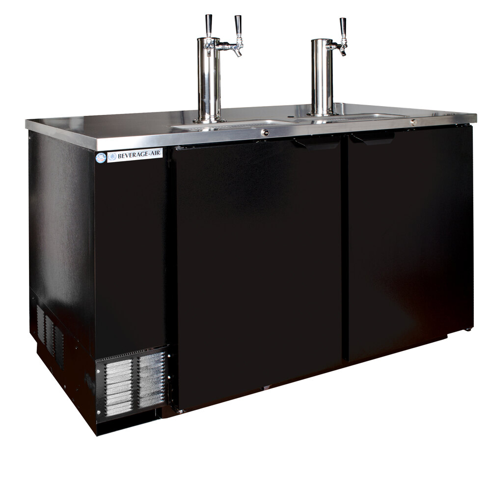 BeverageAir DD58HC1B016WINE (2) Double Tap Kegerator Wine