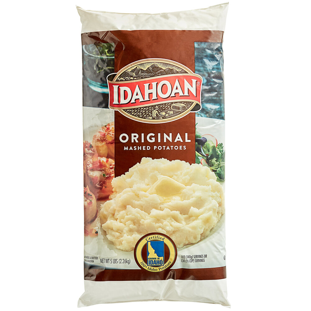 Idahoan Flakes Unseasoned Potatoes 5 lb. Bag 6/Case