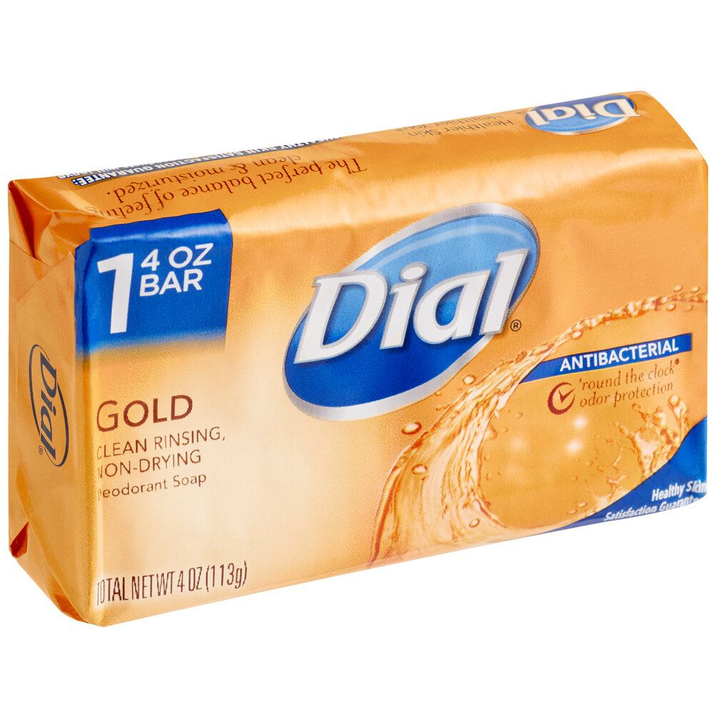 Dial DIA02401 Gold 4 oz. Deodorant Bar Soap 72/Case