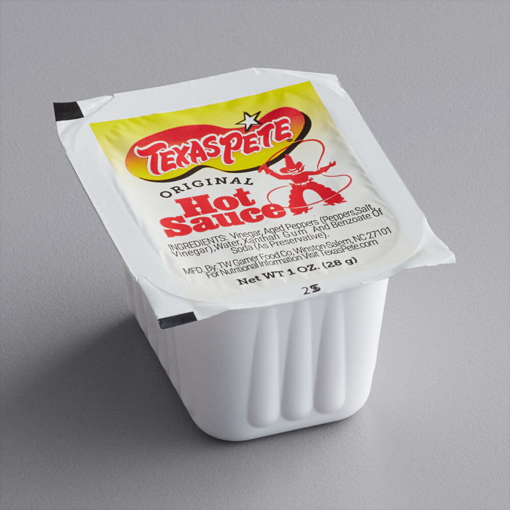 Texas Pete Original Hot Sauce Dip Cups (1 oz.) 150/Case