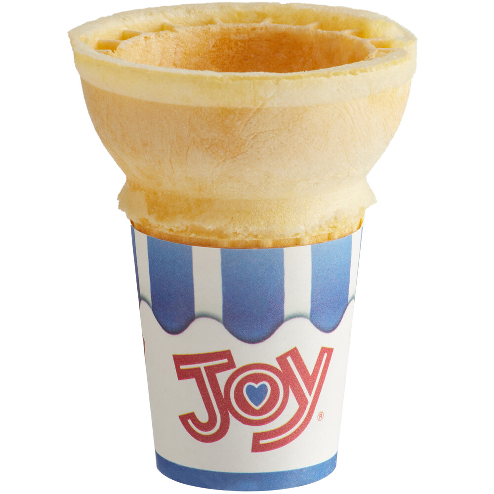 Joy 22 Flat Bottom Jacketed Cake Cone Dispenser Pack 864/Case