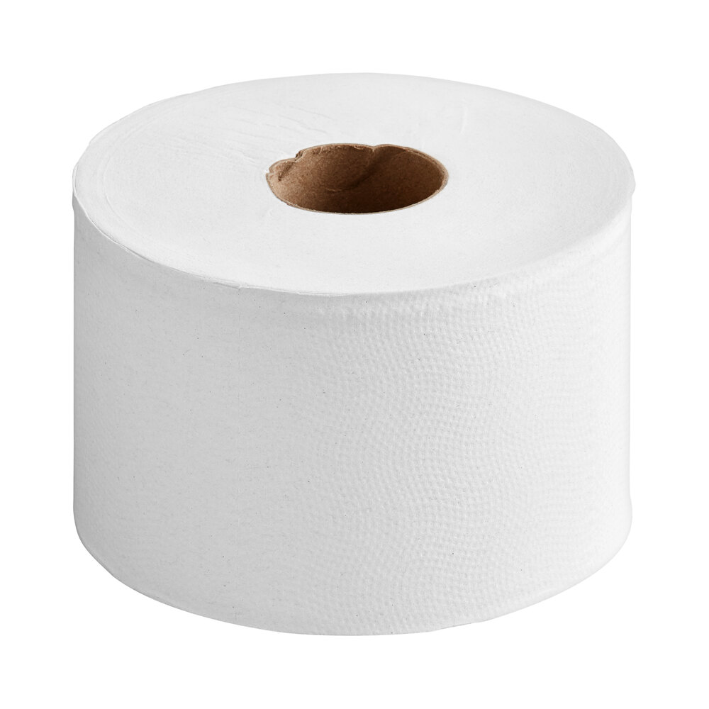 Hausown 6-Pack Jumbo Blue Workshop Towels | 2-Ply Centre Feed Rolls | Embossed