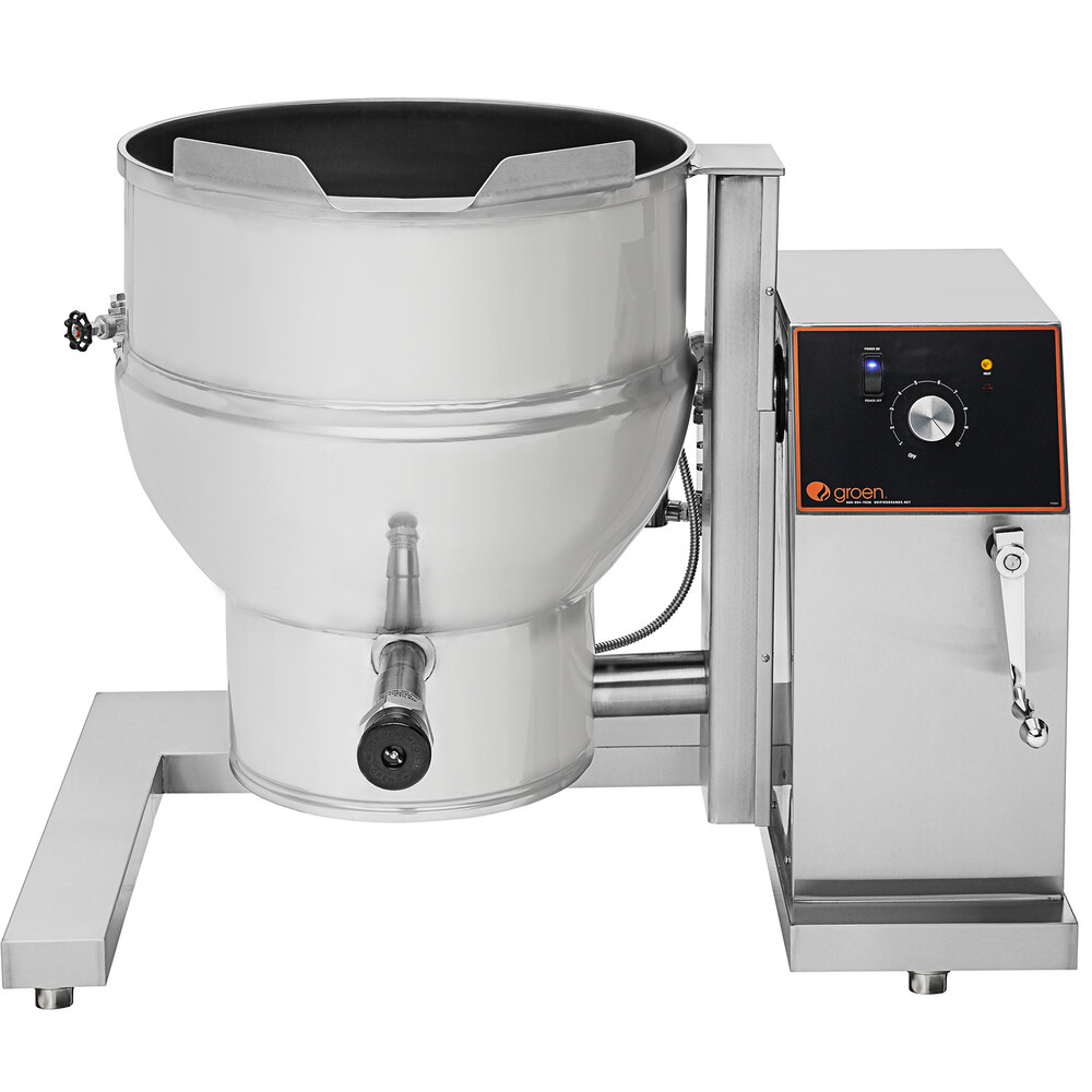 Groen DEE/440C 208/1 Stainless Steel 40Gallon Steam Jacketed Tilting