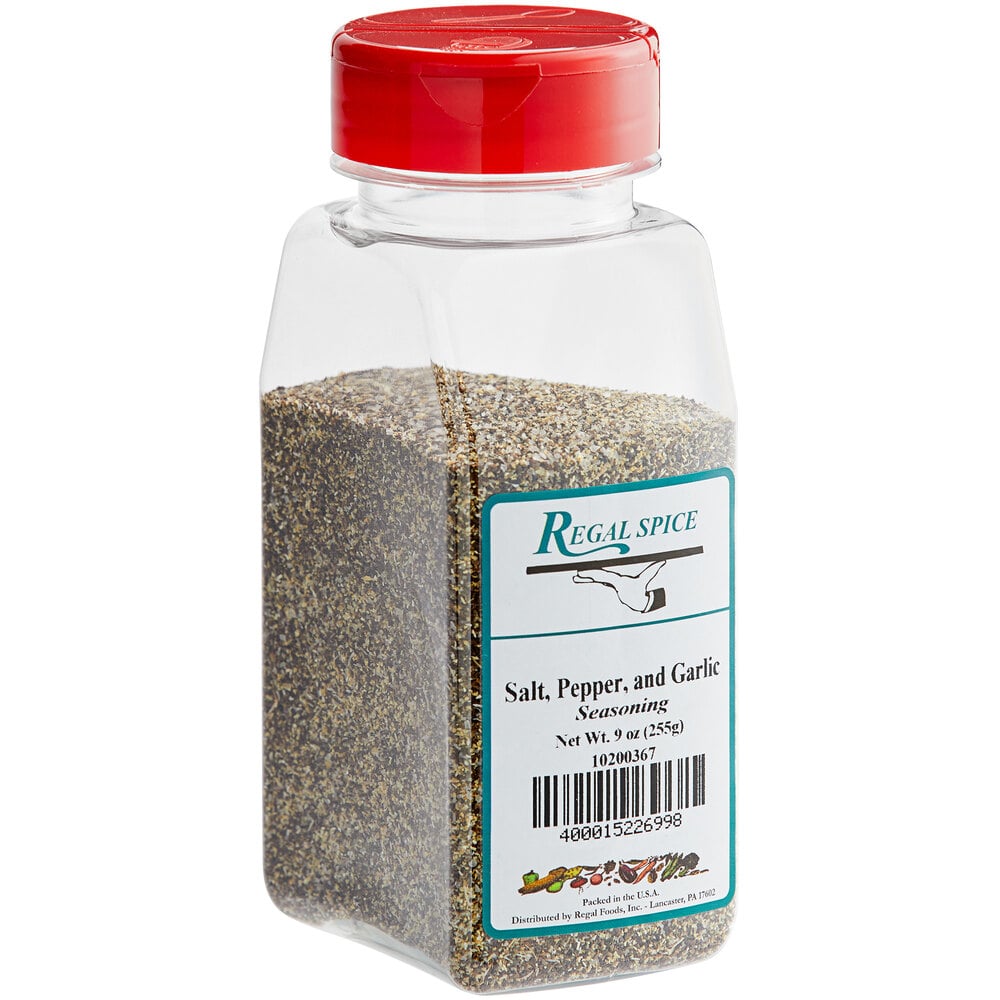 Regal Salt, Pepper, and Garlic Seasoning Blend 9 oz.