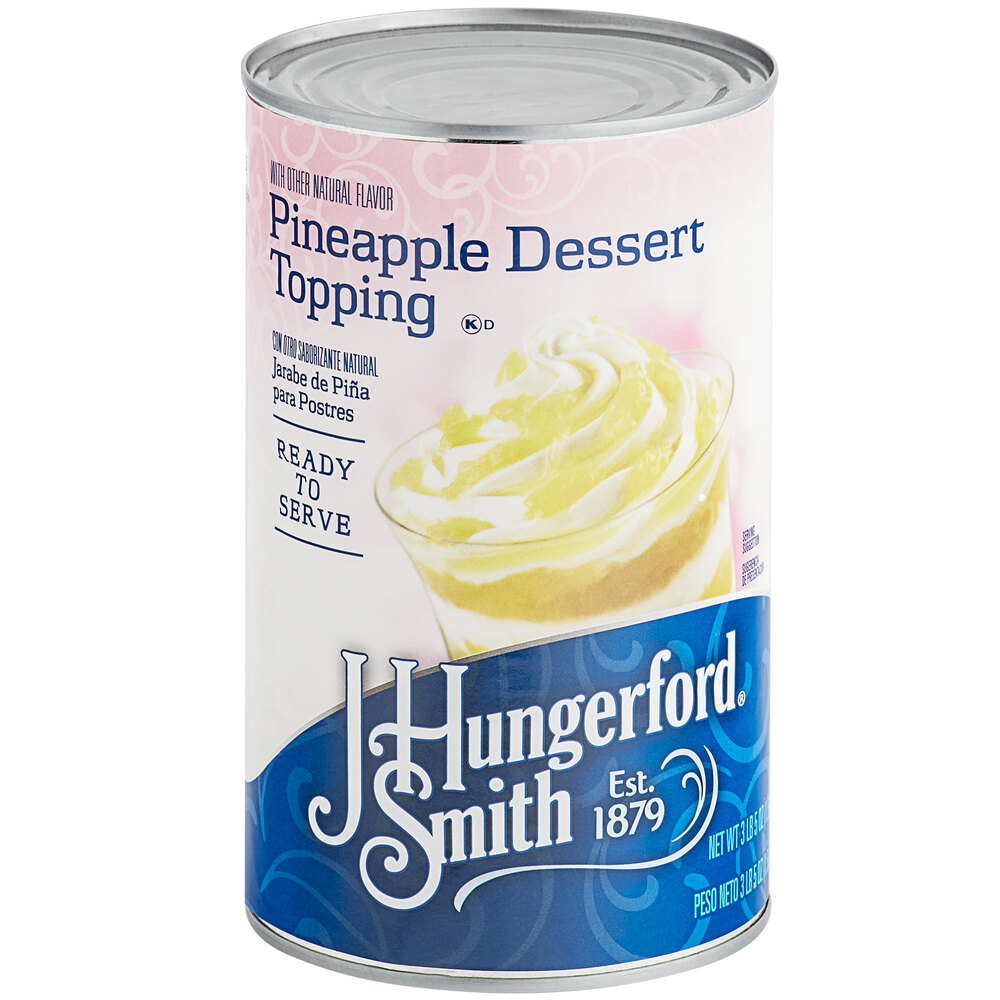 J. Hungerford Smith 5 Can Pineapple Topping 6/Case