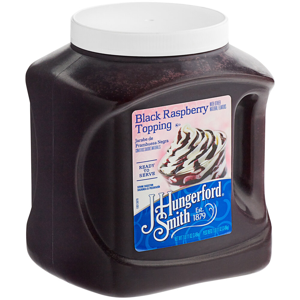 J. Hungerford Smith Black Raspberry Dessert Topping 123 oz.