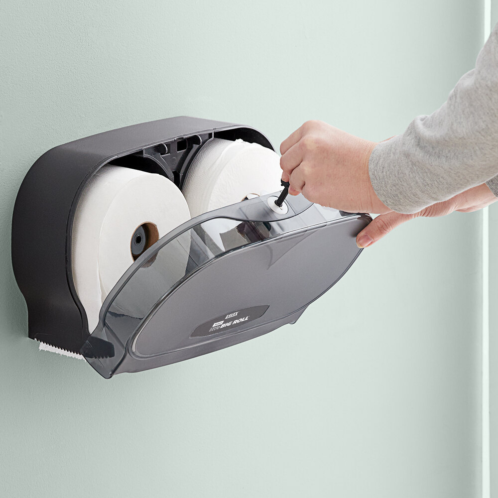 Marathon Jumbo Double Roll Toilet Paper Dispenser