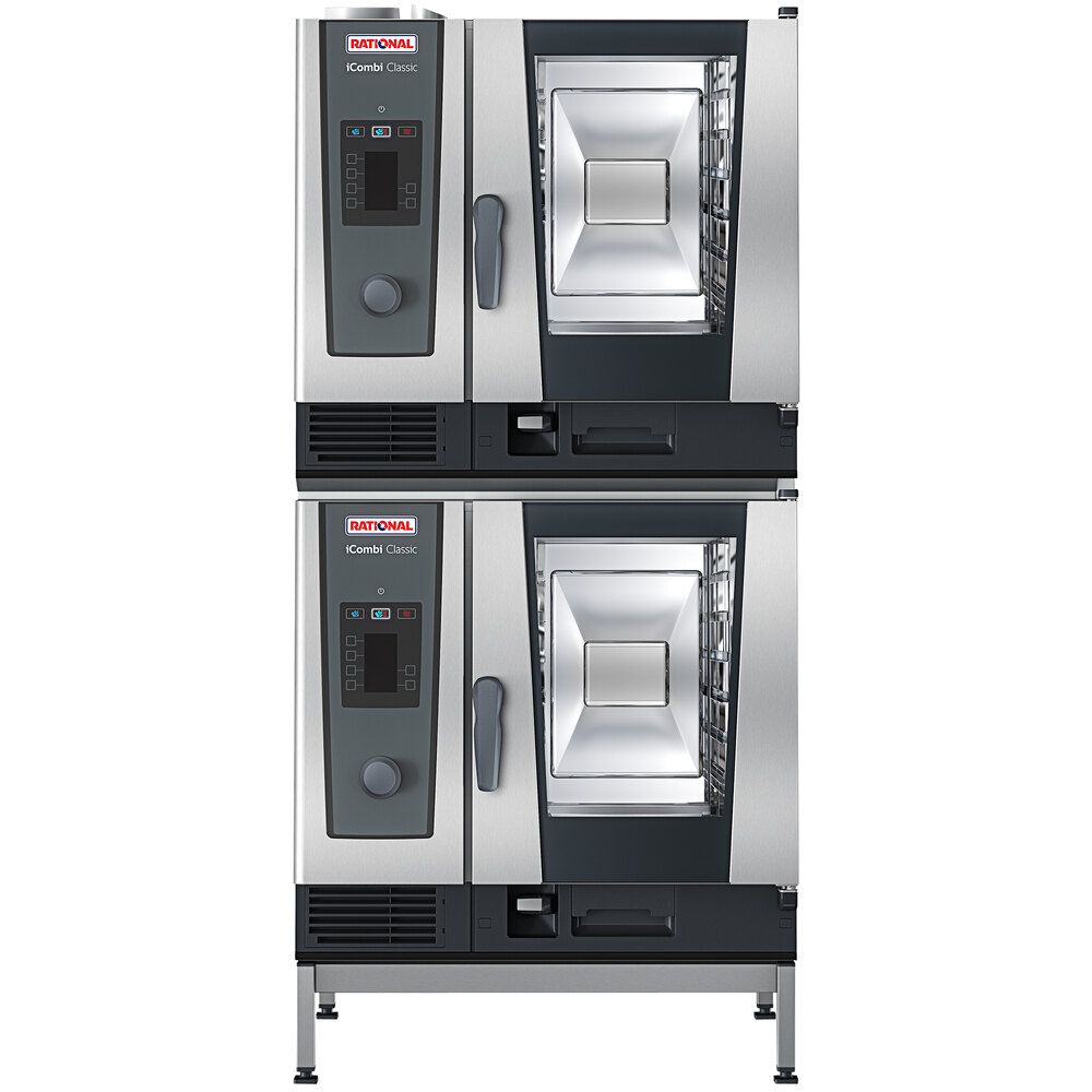 Rational Classic Double Deck 6 Pan HalfSize Electric Combi Oven