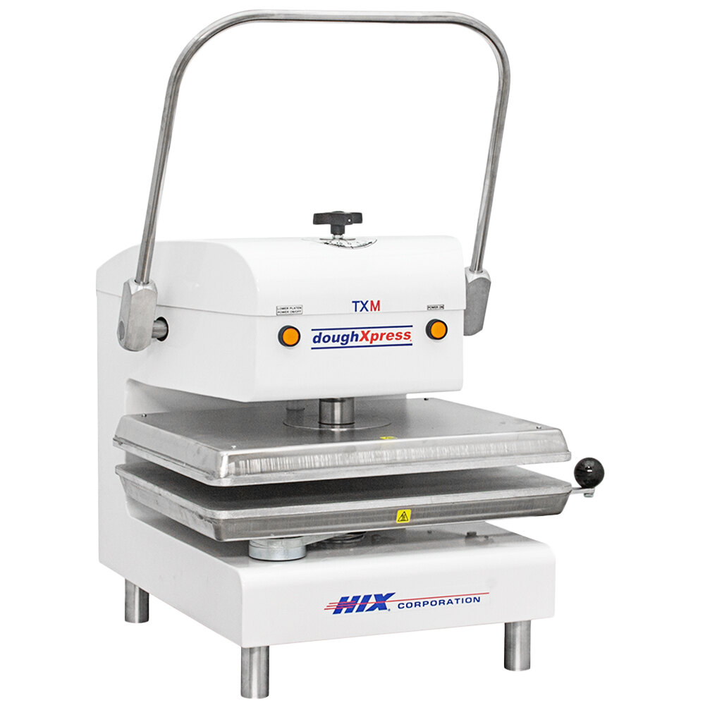 DoughXpress TXMW 16" x 20" Manual DualHeat White HeavyDuty Tortilla