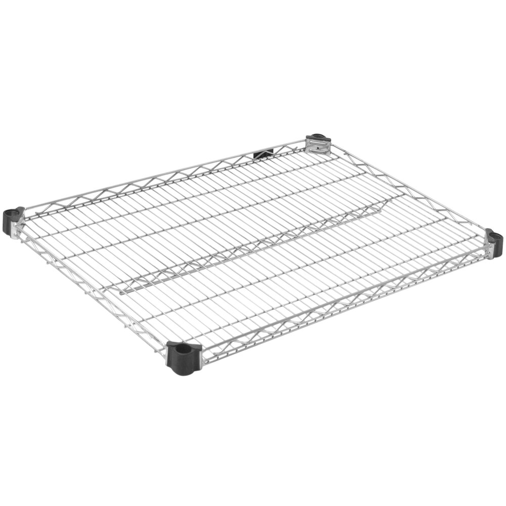 Eagle Group 24" Wide QuadAdjust NSF Chrome Reverse Mat Wire Shelf